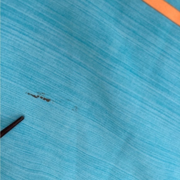 Men's Hurley Turquoise Phantom Board Shorts 38  Poly Logo Surf Beach Sun STAINED - Picture 11 of 15